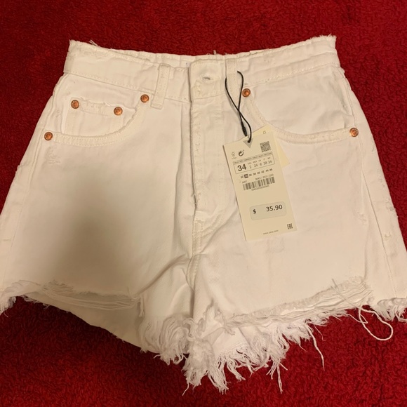Zara Pants - Zara White Shorts